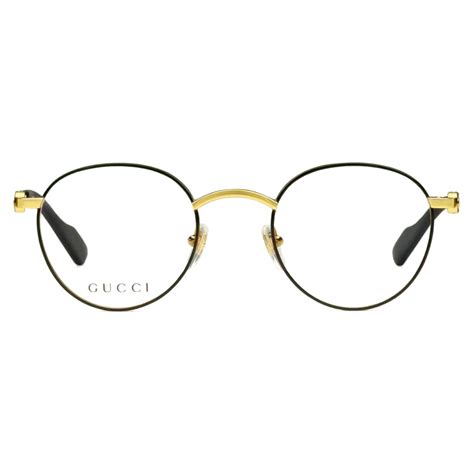 gucci round-frame kids glasses|round eyeglasses gucci men frames.